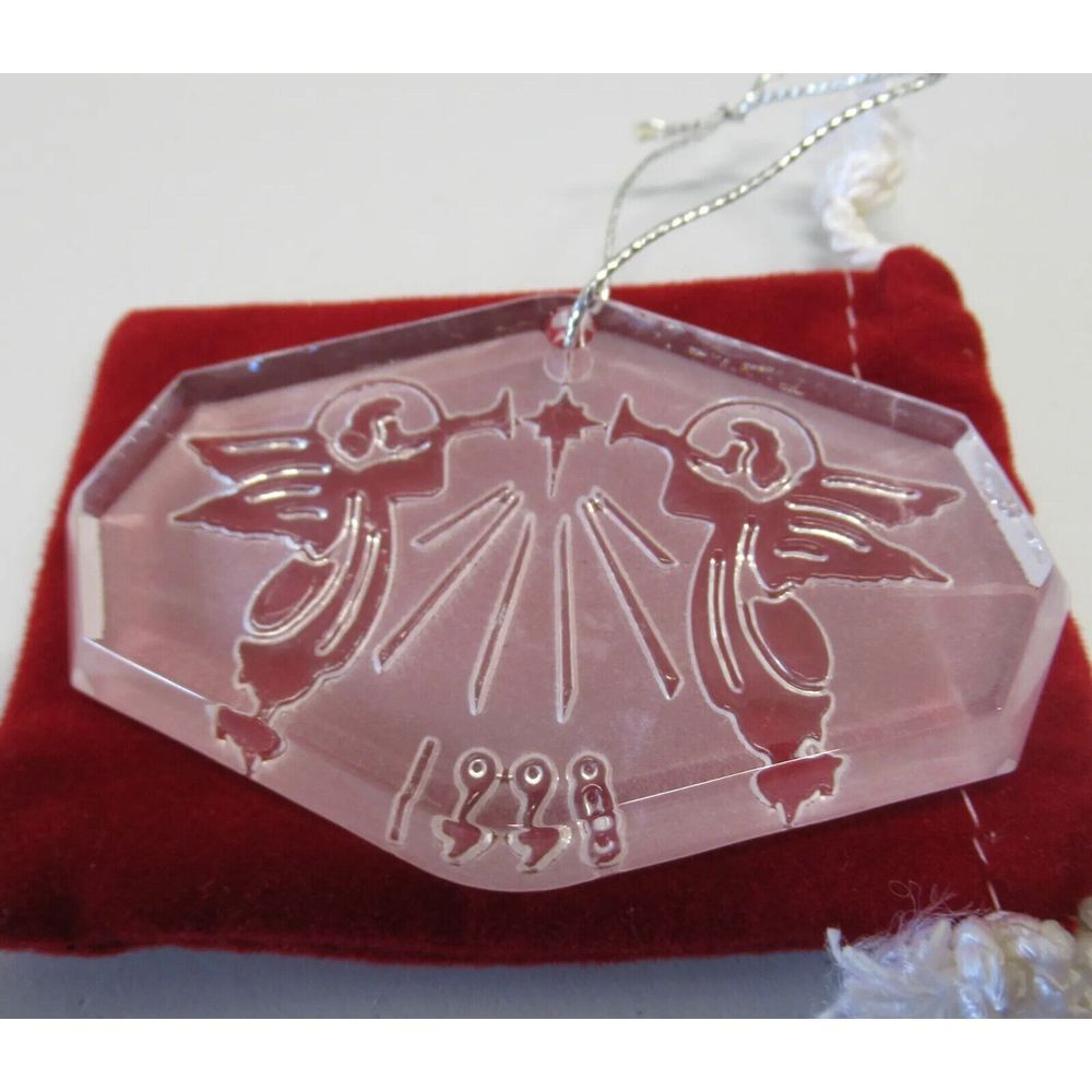1998 Waterford Crystal Orn 12 Days of Christmas Hark The Harold Angels Final Ed‎